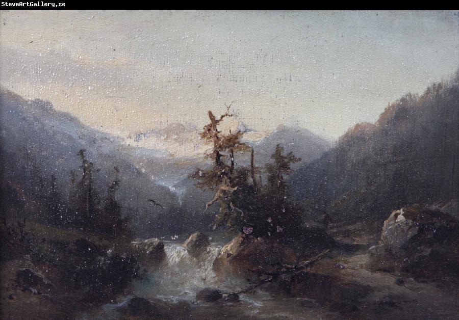 Johann Hermann Carmiencke A mountain stream